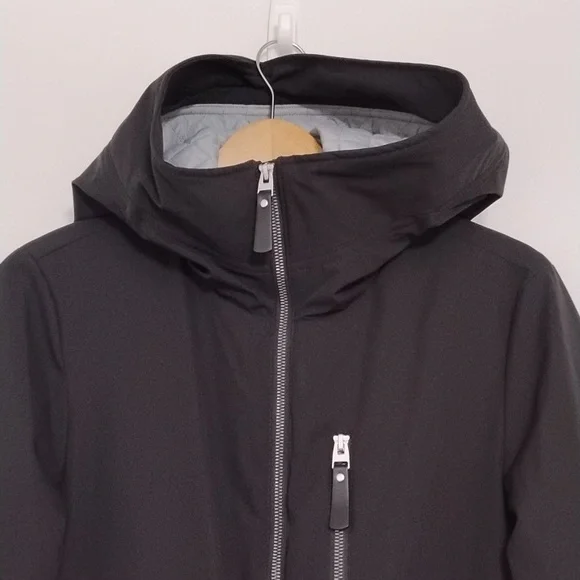 Andrew Marc Water Resistant Hooded Jacket - Picture 3 of 14